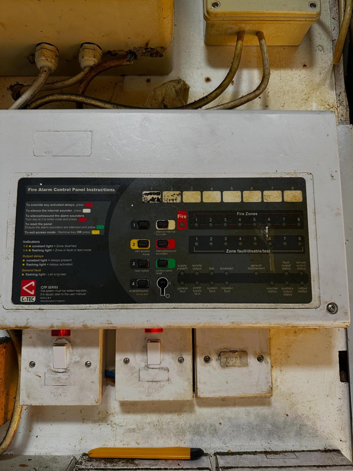 Fire alarm control panel